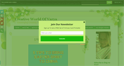 Desktop Screenshot of creativeworldofvarya.com
