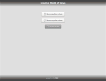 Tablet Screenshot of creativeworldofvarya.com